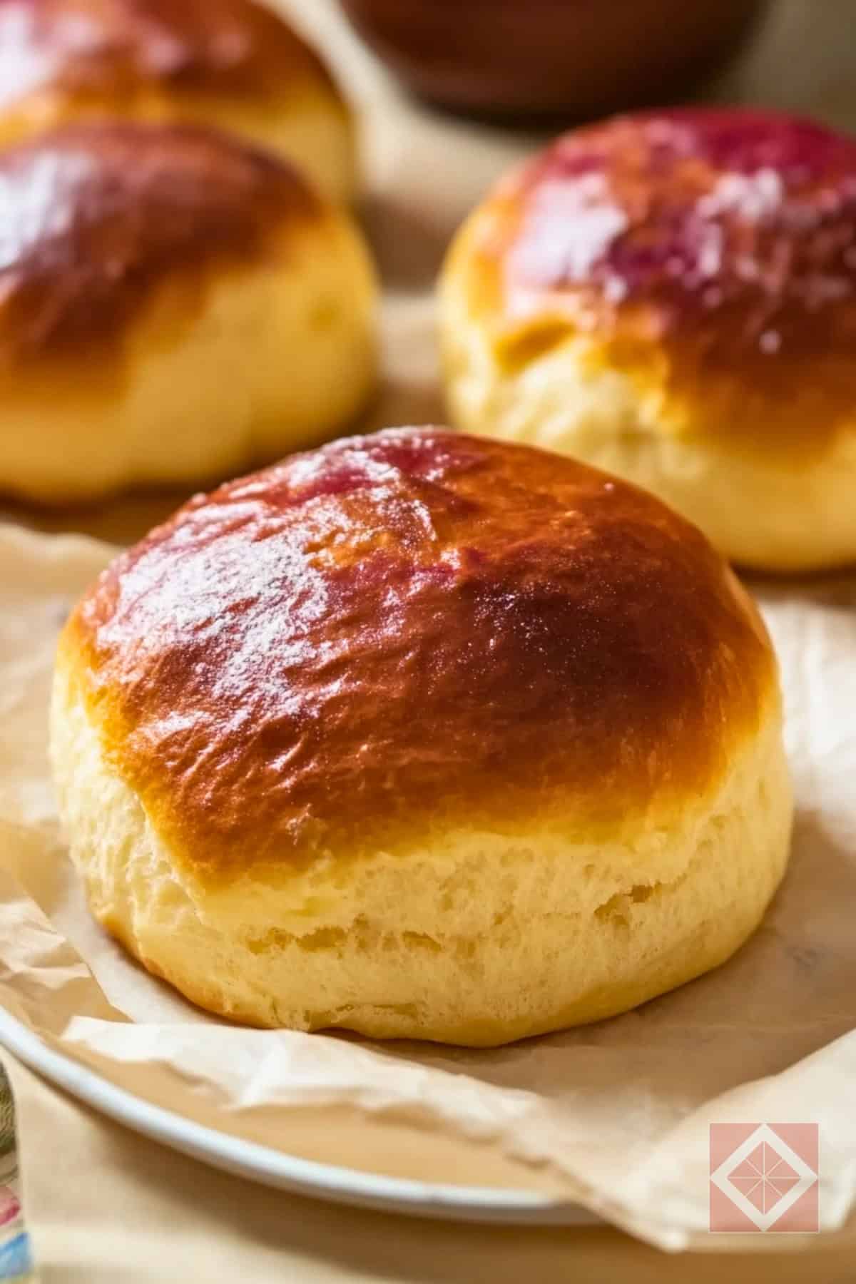 This Old-Fashioned Bun Recipe Might Be Better Than Brioche - Fluffy Sally Lunn Buns pin 2 midia