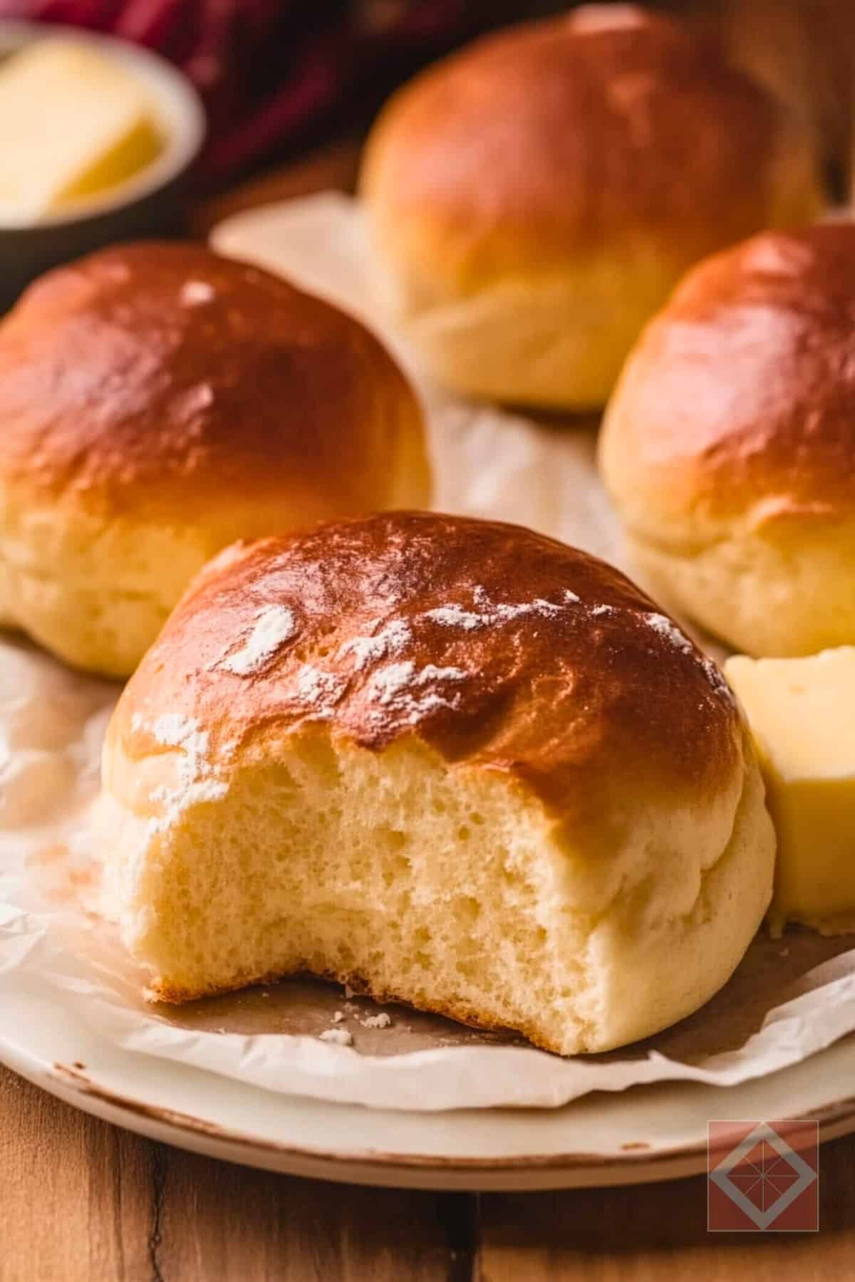 This Old-Fashioned Bun Recipe Might Be Better Than Brioche - Fluffy Sally Lunn Buns pin 4 midia