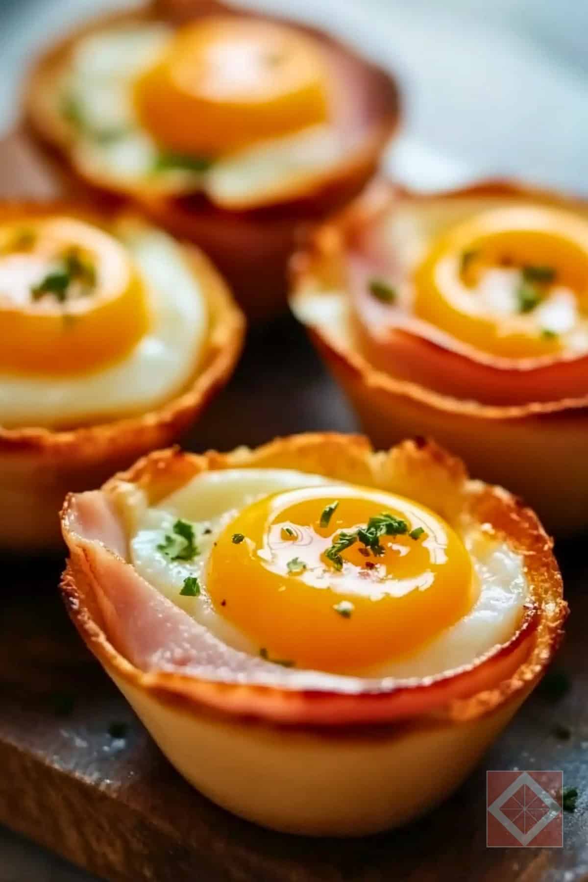 Air Fryer Ham & Egg Cups – A Simple Carnivore Staple 4 Air Fryer Ham & Egg Cups – A Simple Carnivore Staple - Ham Egg Cups pin 2 midia 1