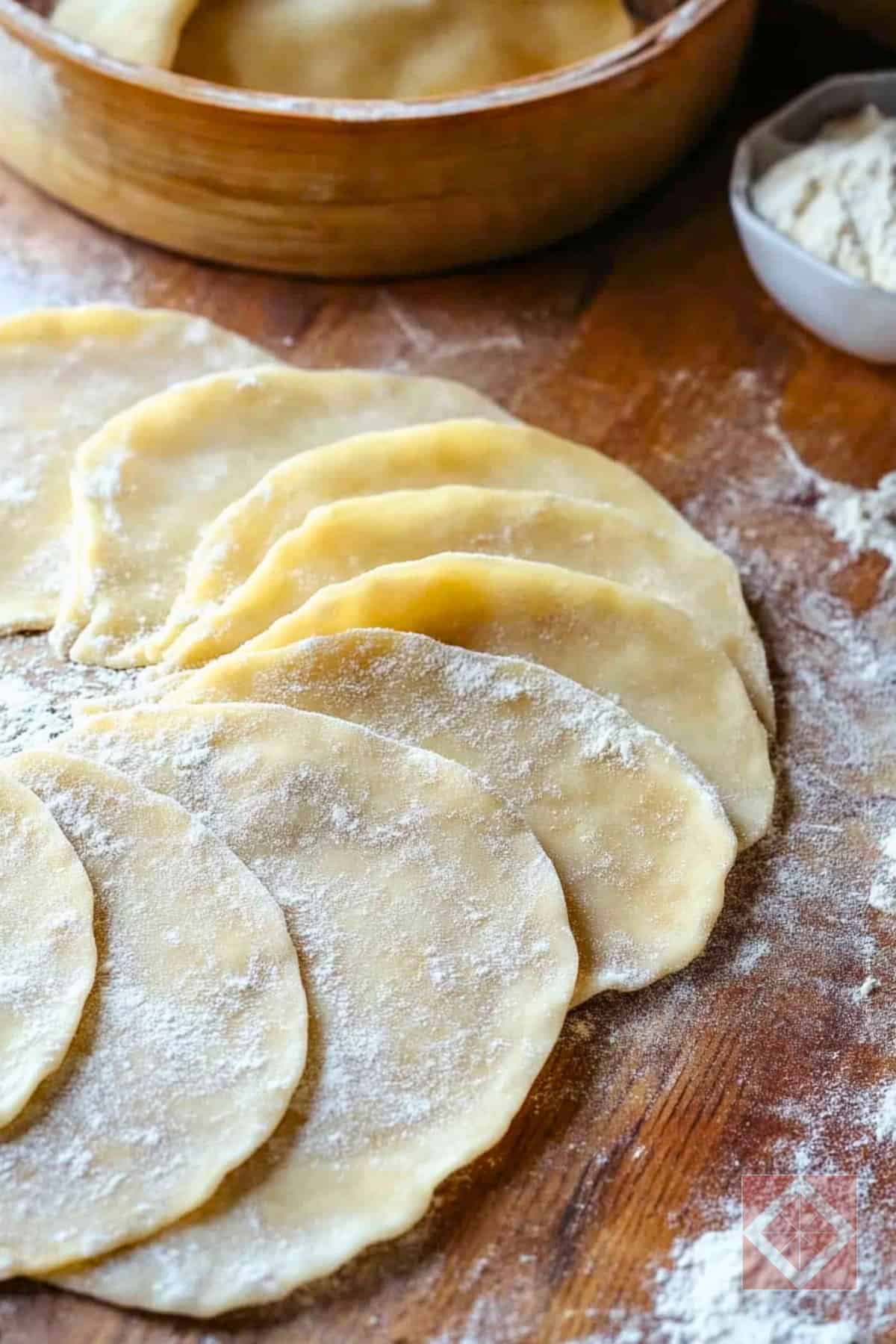 Stop Buying Dumpling Wrappers... Make These Instead 2 Stop Buying Dumpling Wrappers... Make These Instead - Homemade Dumpling Wrappers pin 1 midia