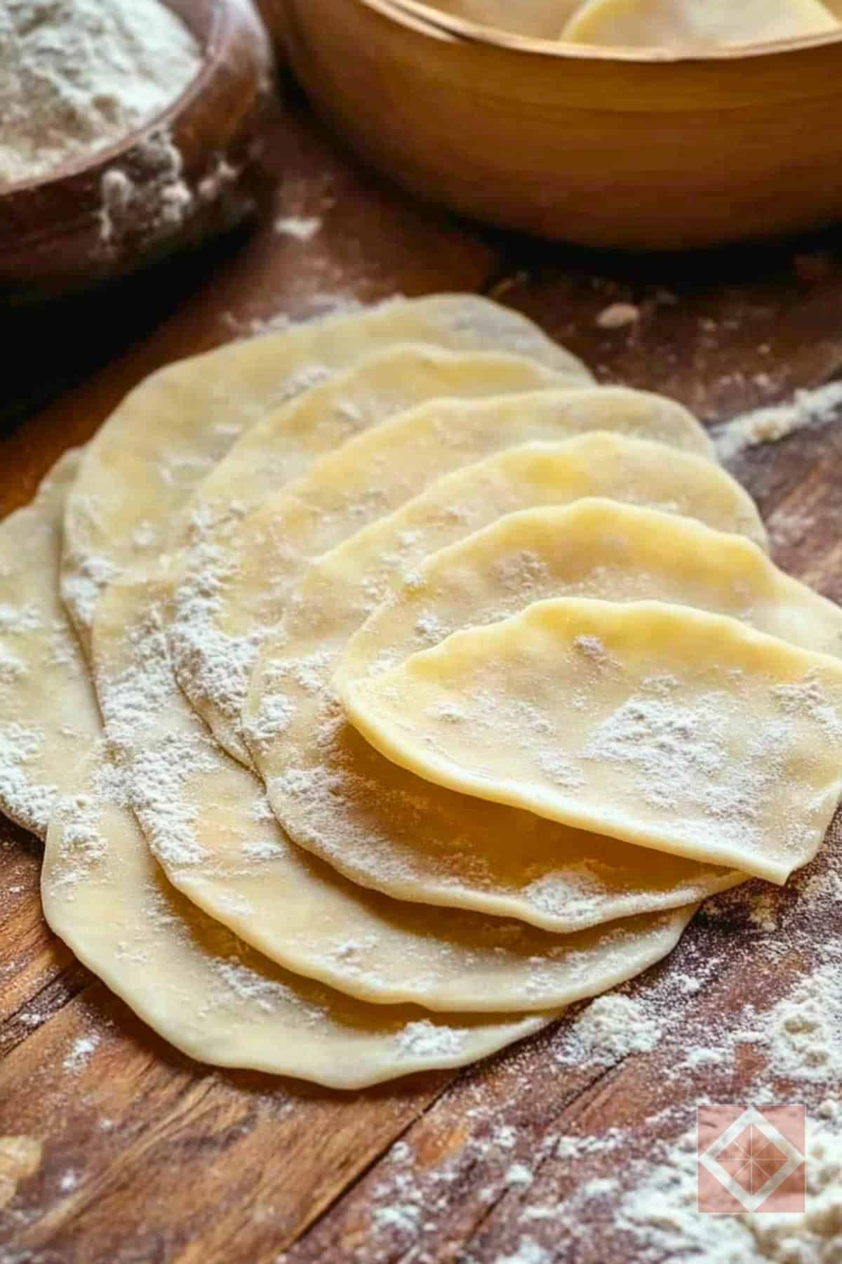 Stop Buying Dumpling Wrappers... Make These Instead 3 Stop Buying Dumpling Wrappers... Make These Instead - Homemade Dumpling Wrappers pin 2 midia