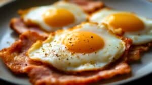 Easy Crispy Pork Loin & Eggs (Air Fryer Friendly & Carnivore Approved) 1 Easy Crispy Pork Loin & Eggs (Air Fryer Friendly & Carnivore Approved) - Low Carb Pork Loin Strips with Fried Eggs midia