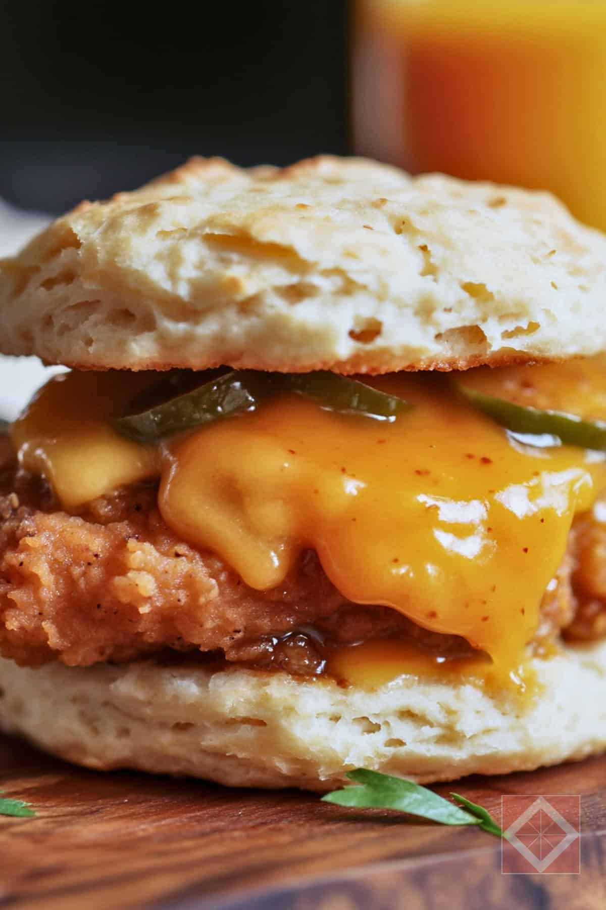 Melt-in-Your-Mouth Biscuits with Crispy Chicken & Jelly 4 Melt-in-Your-Mouth Biscuits with Crispy Chicken & Jelly - Melt in Your Mouth Biscuits with Crispy Chicken Jelly pin 2 midia