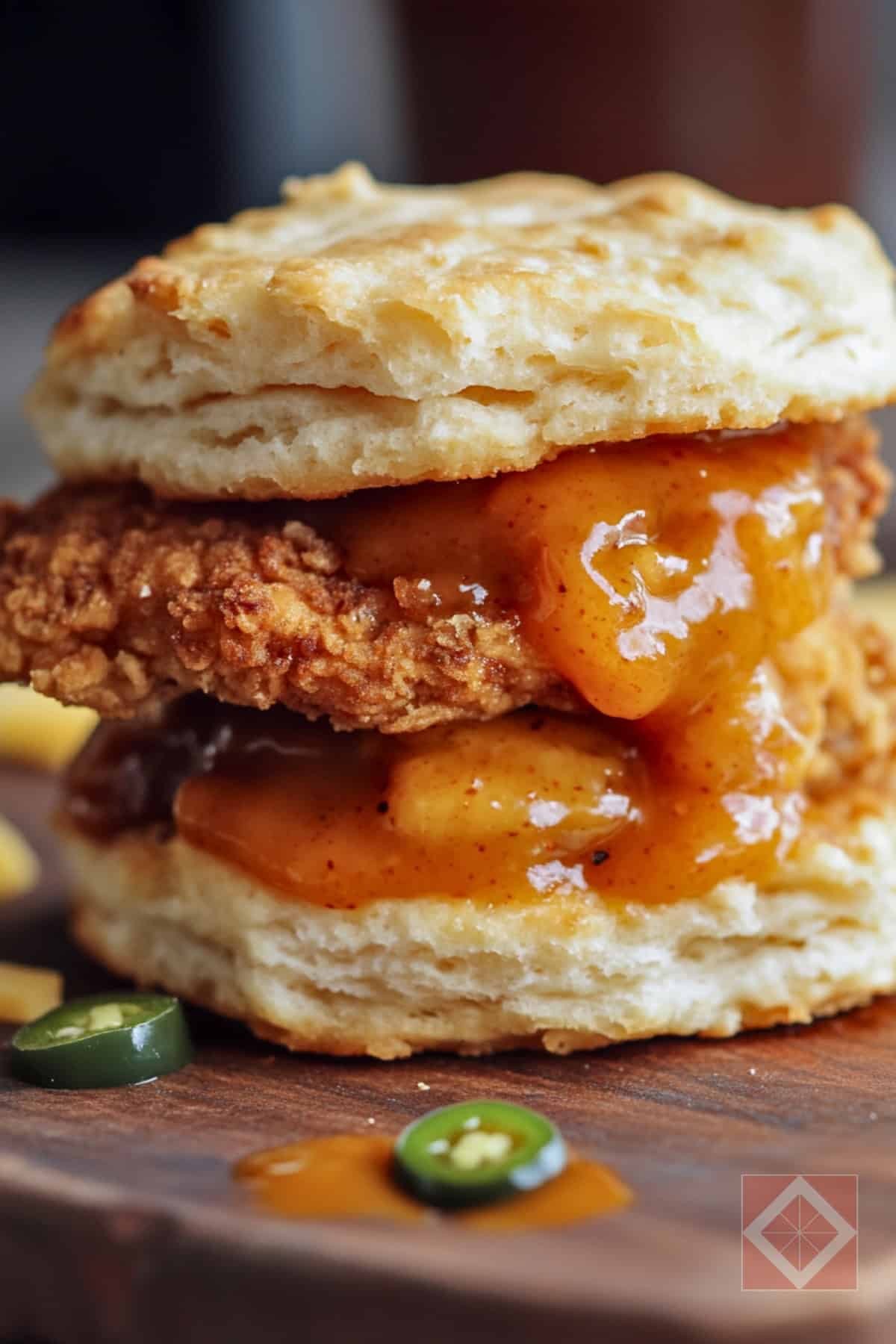 Melt-in-Your-Mouth Biscuits with Crispy Chicken & Jelly 5 Melt-in-Your-Mouth Biscuits with Crispy Chicken & Jelly - Melt in Your Mouth Biscuits with Crispy Chicken Jelly pin 3 midia