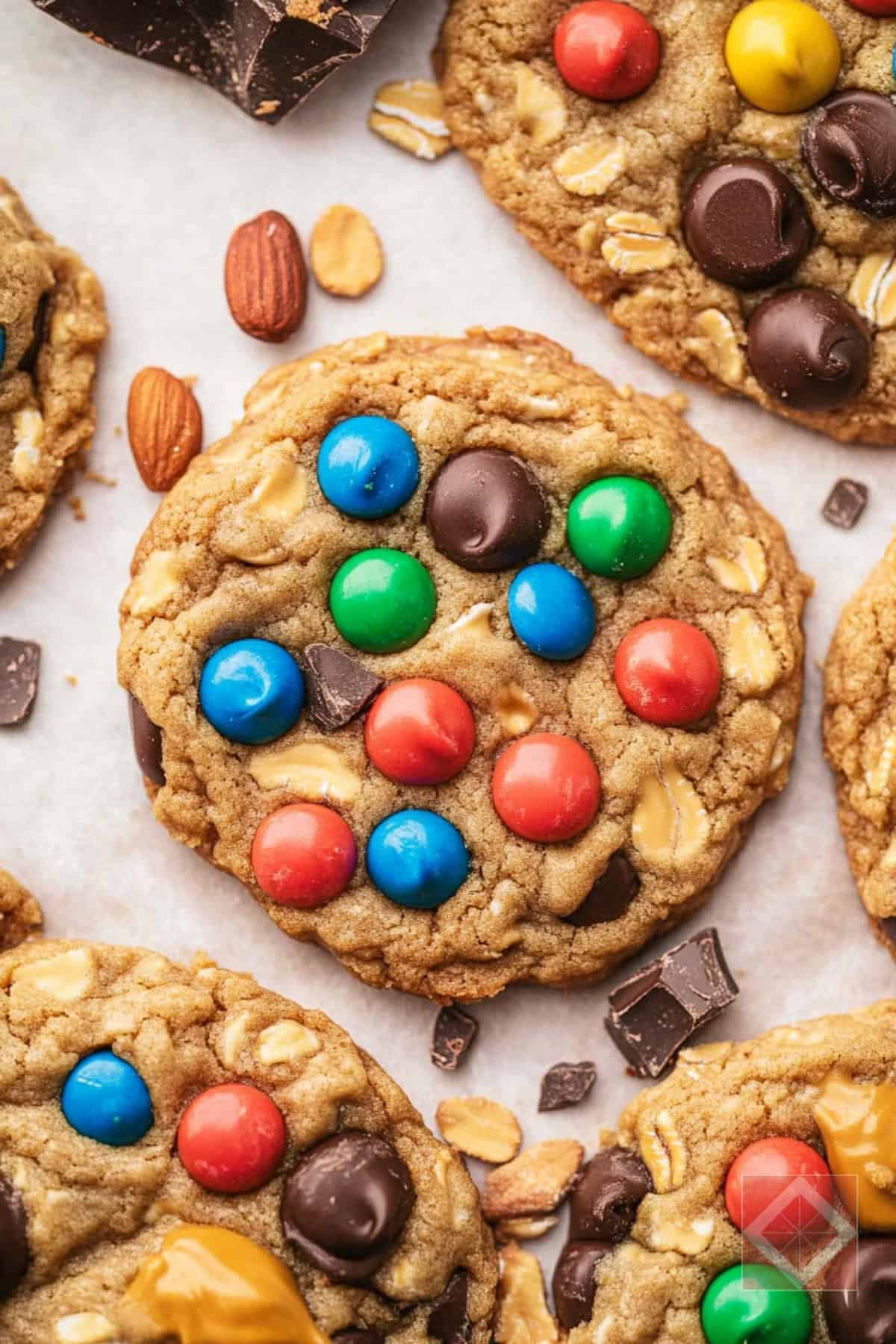 The Best Monster Cookies From 1980 for a Chewy, Chunky Bite 3 The Best Monster Cookies From 1980 for a Chewy, Chunky Bite - Monster Cookies pin 3 midia 1