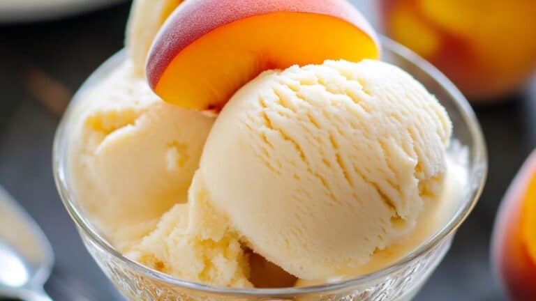 Refreshing Peaches Ice Cream for Carnivore Diet Days - Peaches Ice Cream midia