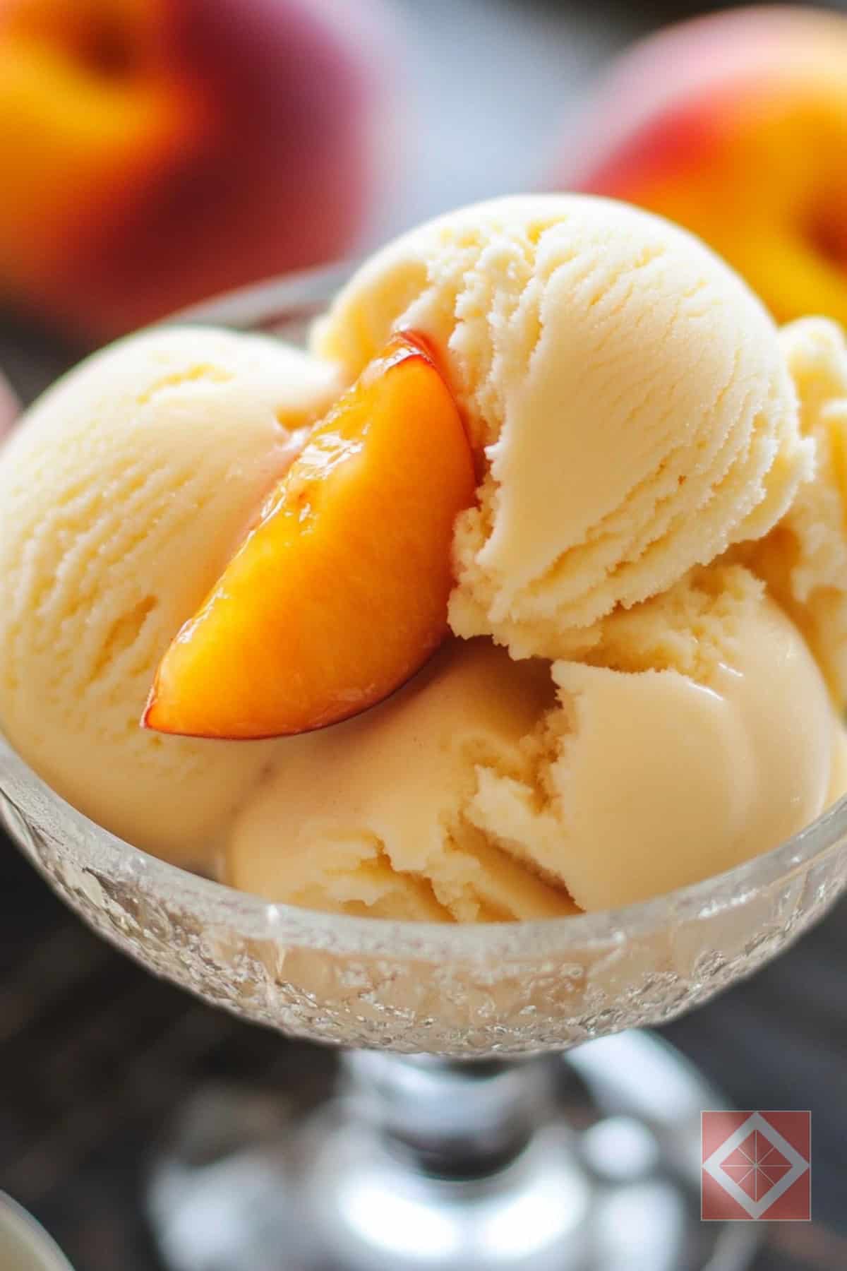 Refreshing Peaches Ice Cream for Carnivore Diet Days 5 Refreshing Peaches Ice Cream for Carnivore Diet Days - Peaches Ice Cream pin 2 midia
