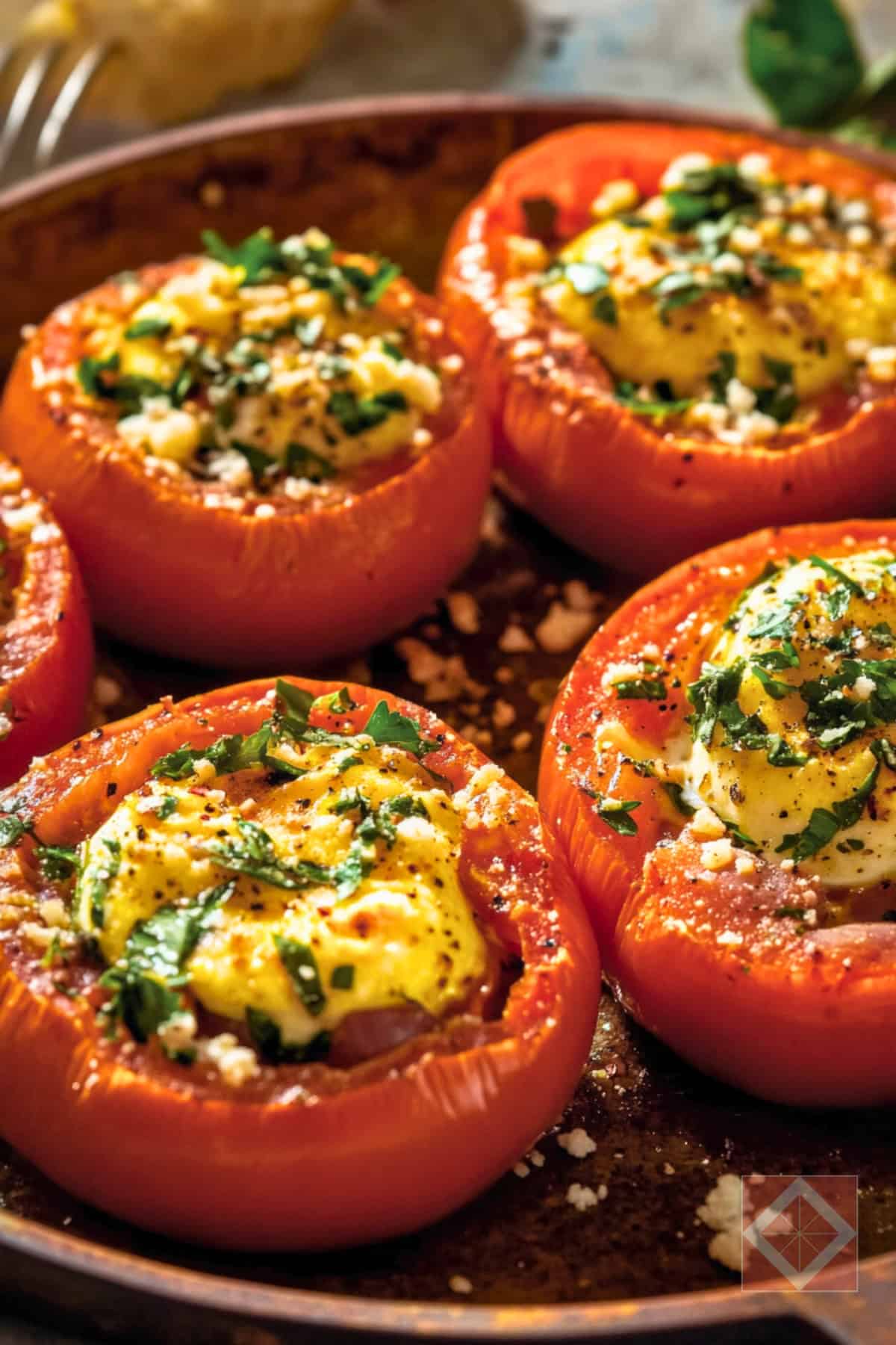 Italian Weeknight with Pomodori Farciti all’Erbette Recipe 2 Italian Weeknight with Pomodori Farciti all’Erbette Recipe - Pomodori Farciti allErbette pin 1 midia