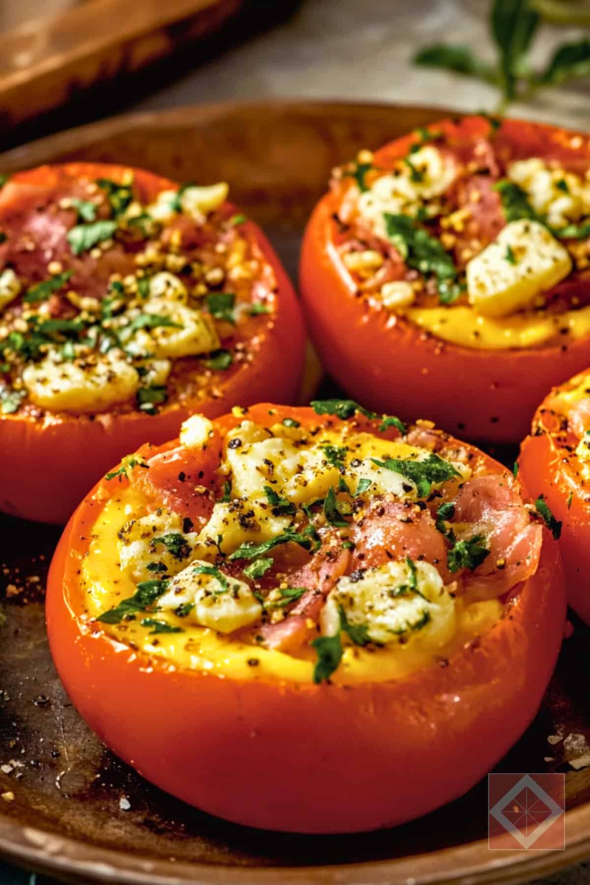 Italian Weeknight with Pomodori Farciti all’Erbette Recipe 3 Italian Weeknight with Pomodori Farciti all’Erbette Recipe - Pomodori Farciti allErbette pin 2 midia