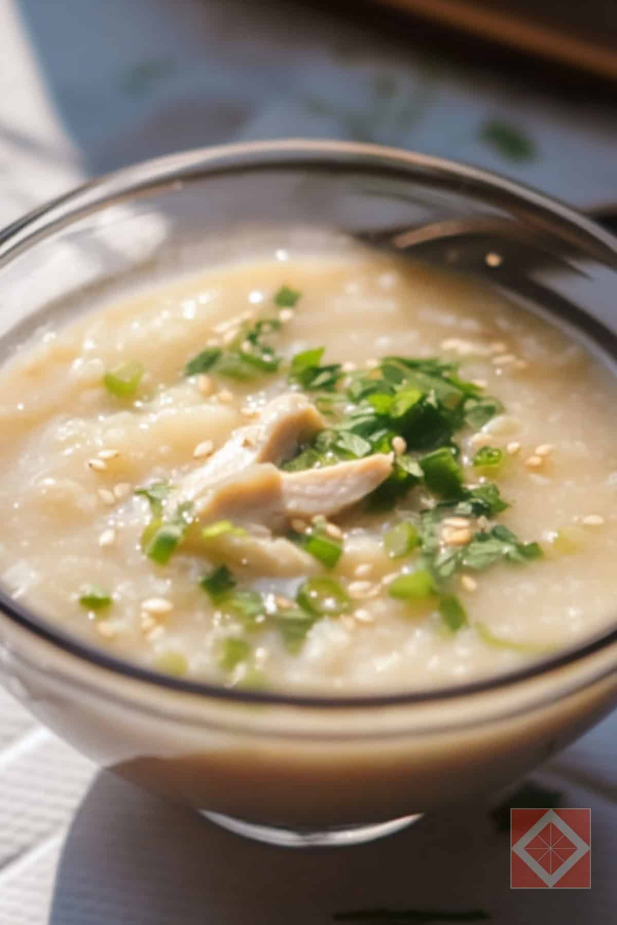 Calm Mornings Start With Quick Chicken Congee 4 Calm Mornings Start With Quick Chicken Congee - Quick Chicken Congee pin 2 midia