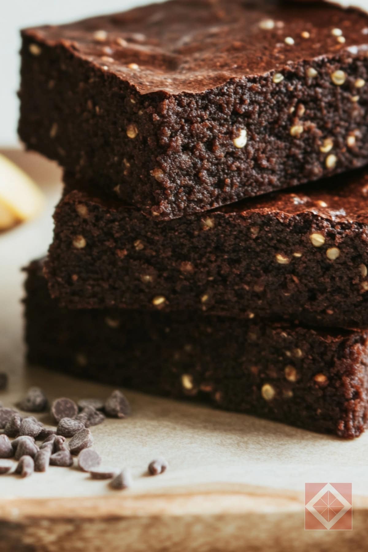 Quinoa Protein Brownies (Vegan and Actually Taste Like a Treat) 3 Quinoa Protein Brownies (Vegan and Actually Taste Like a Treat) - Quinoa Protein Brownies pin 1 midia