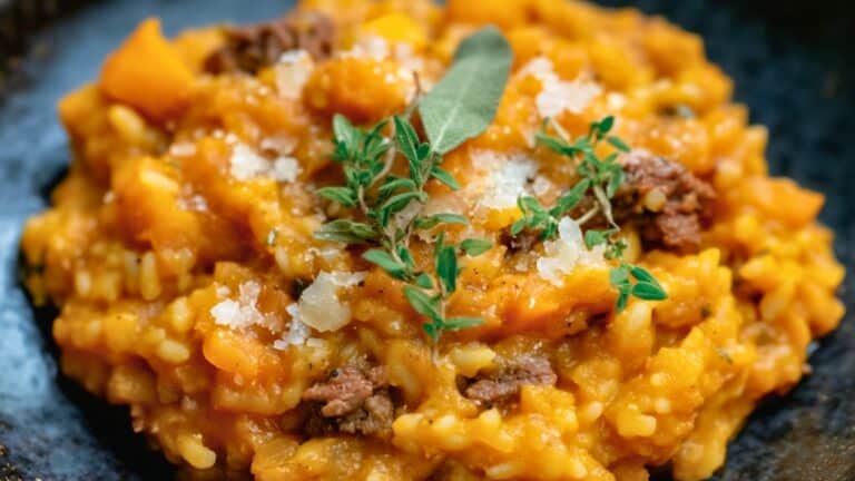 Sage & Pumpkin Risotto for the Carnivore Diet - Sage Pumpkin Risotto midia