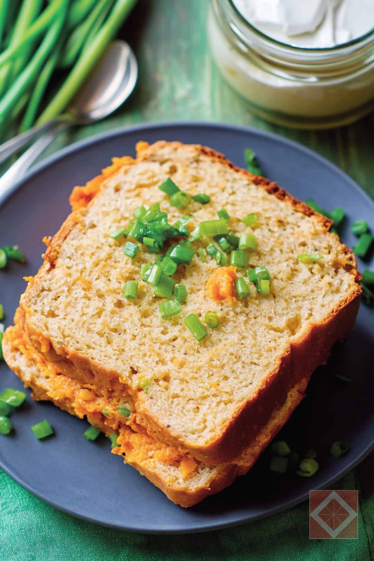 Savory Sweet Potato Bread (Yes, Made with Baby Food) 3 Savory Sweet Potato Bread (Yes, Made with Baby Food) - Savory Sweet Potato Bread pin 1 midia