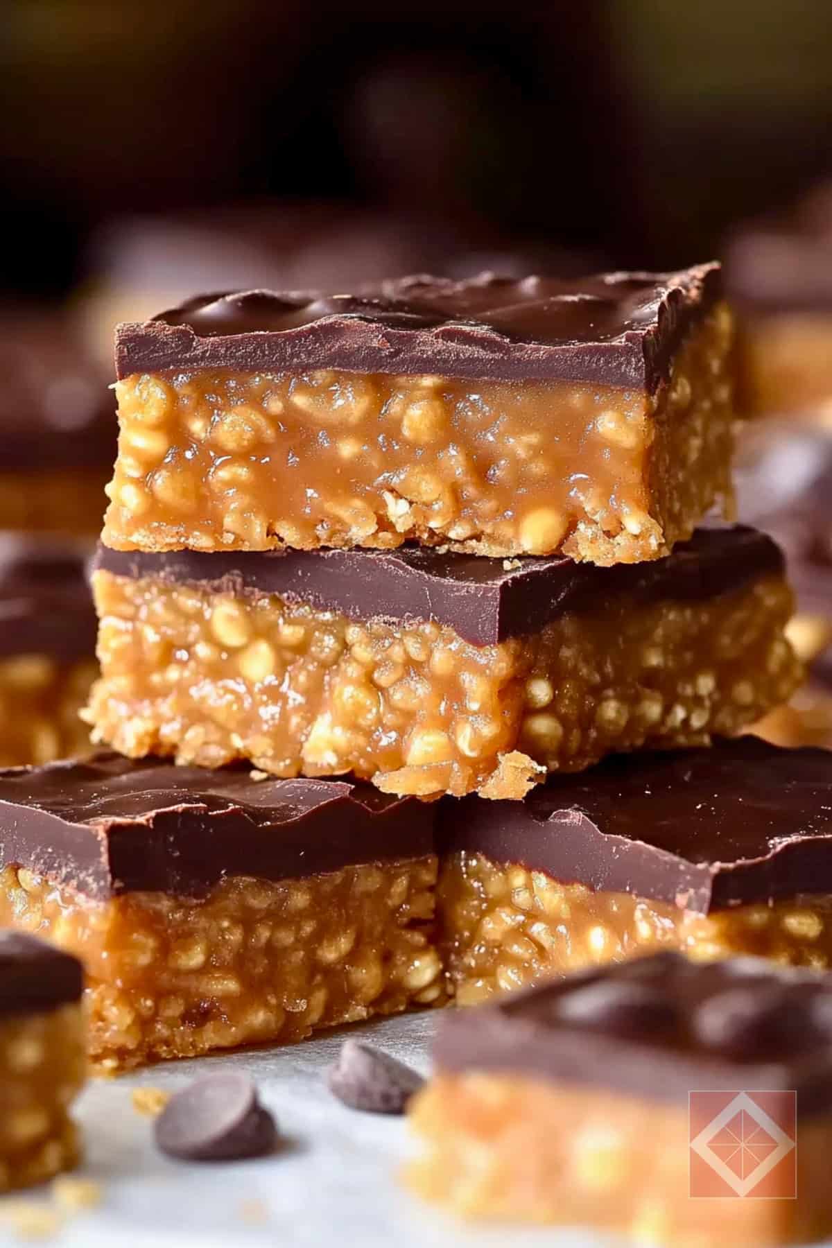 Scotcheroos: Best No-Bake Chocolate Peanut Butter Bar Recipe Since 1960 2 Scotcheroos: Best No-Bake Chocolate Peanut Butter Bar Recipe Since 1960 - Scotcheroos No Bake Chocolate Peanut Butter Bars pin 1 midia