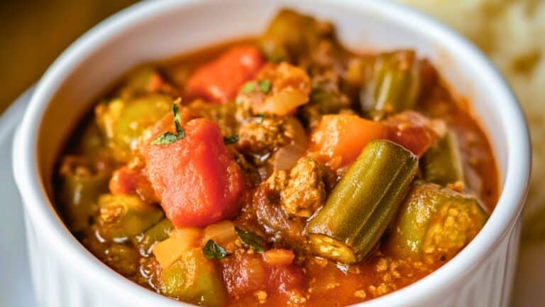 Slow-Cooked Soul Food Okra & Tomatoes with Spice 7 Slow-Cooked Soul Food Okra & Tomatoes with Spice - Slow Cooked Soul Food Okra Tomatoes with Spice midia