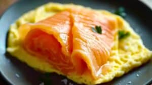 Easy Smoked Salmon Omelet (Air Fryer-Style for the Carnivore Diet) 1 Easy Smoked Salmon Omelet (Air Fryer-Style for the Carnivore Diet) - Smoked Salmon Omelet midia