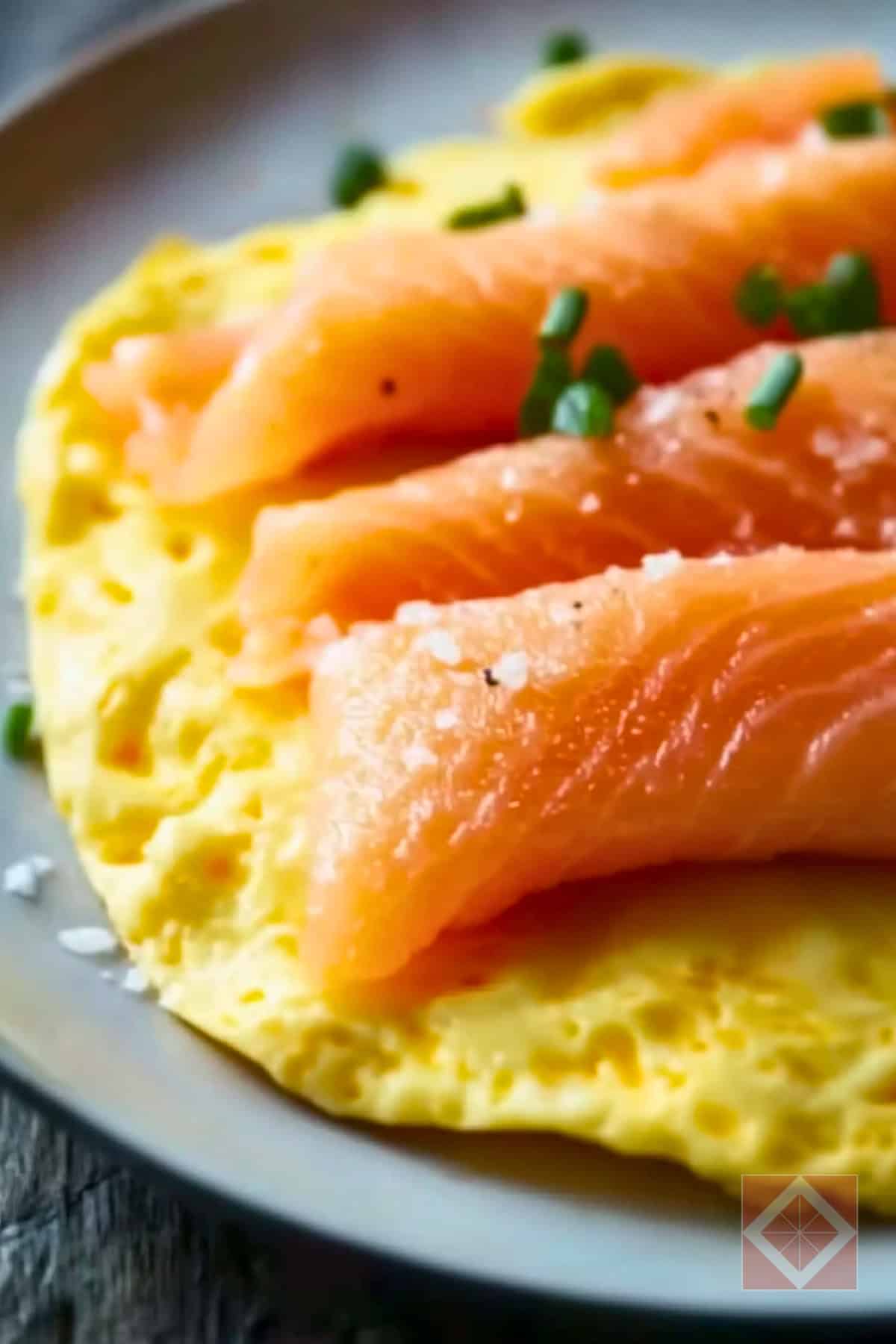 Easy Smoked Salmon Omelet (Air Fryer-Style for the Carnivore Diet) 3 Easy Smoked Salmon Omelet (Air Fryer-Style for the Carnivore Diet) - Smoked Salmon Omelet pin 1 midia