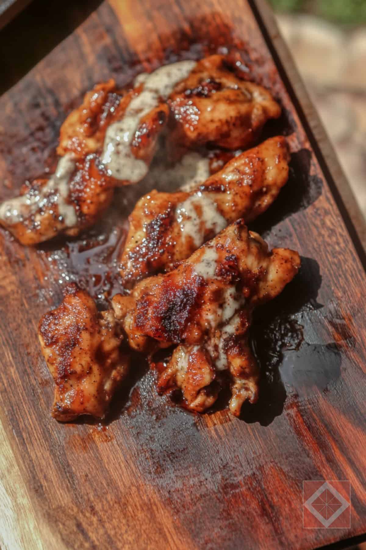 Smoky Pecan Chicken with Zesty Alabama White Sauce 2 Smoky Pecan Chicken with Zesty Alabama White Sauce - Smoky Pecan Chicken With Zesty Alabama White Sauce pin 1 midia