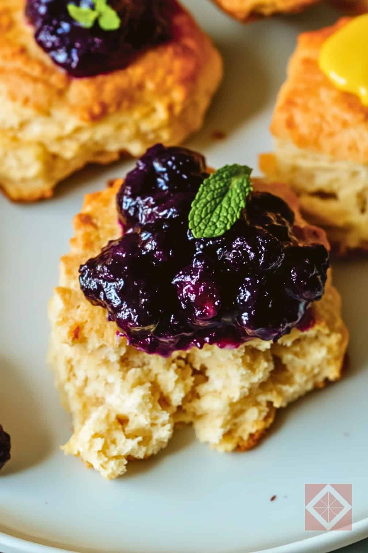 Southern-Style Buttermilk Biscuits with a Fresh Topping 4 Southern-Style Buttermilk Biscuits with a Fresh Topping - Southern Style Buttermilk Biscuits with a Fresh Topping Jelly pin 2 midia