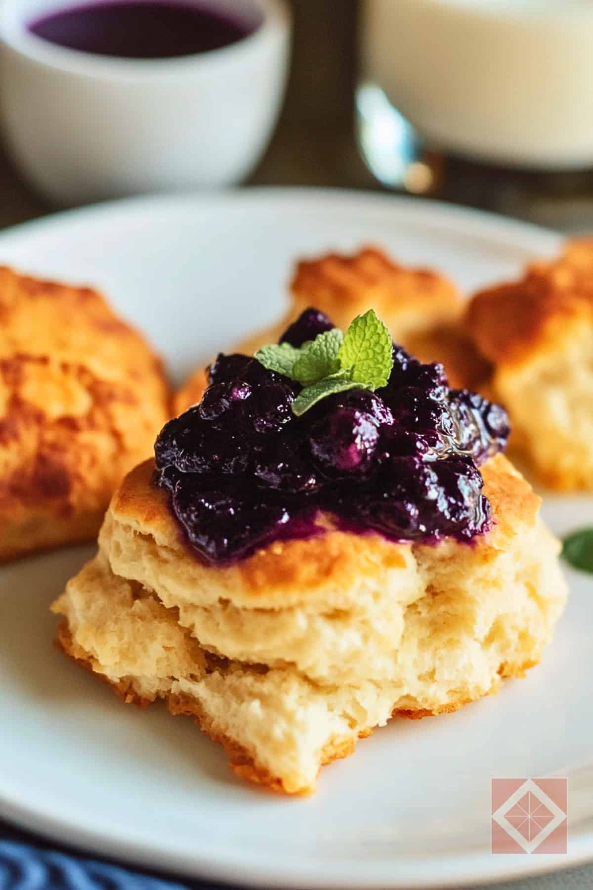 Southern-Style Buttermilk Biscuits with a Fresh Topping 5 Southern-Style Buttermilk Biscuits with a Fresh Topping - Southern Style Buttermilk Biscuits with a Fresh Topping pin 3 midia