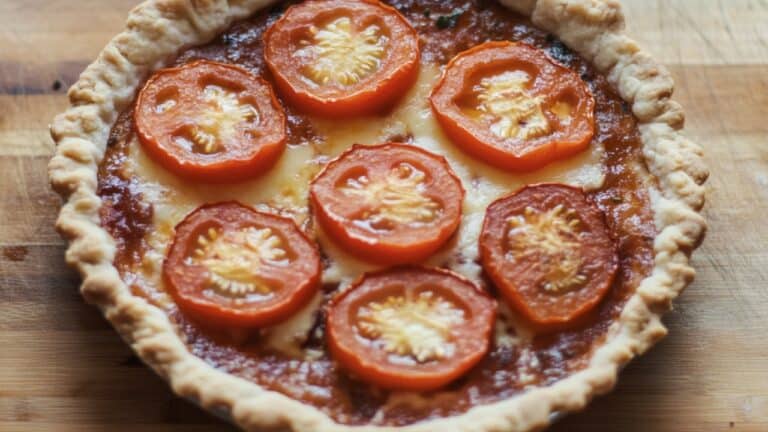 Southern-Style Tomato Pie with a Buttery Crust 6 Southern-Style Tomato Pie with a Buttery Crust - Southern Style Tomato Pie with a Buttery Crust midia