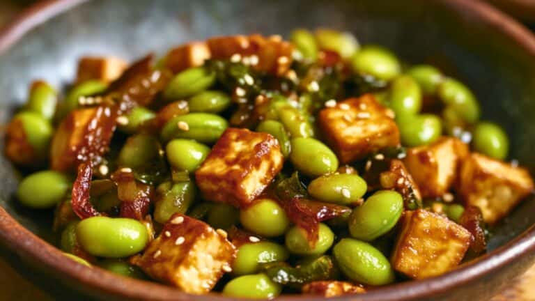 Spiced Edamame & Tofu: The 20-Minute Stir-Fry 1 Spiced Edamame & Tofu: The 20-Minute Stir-Fry - Spiced Edamame Tofu midia