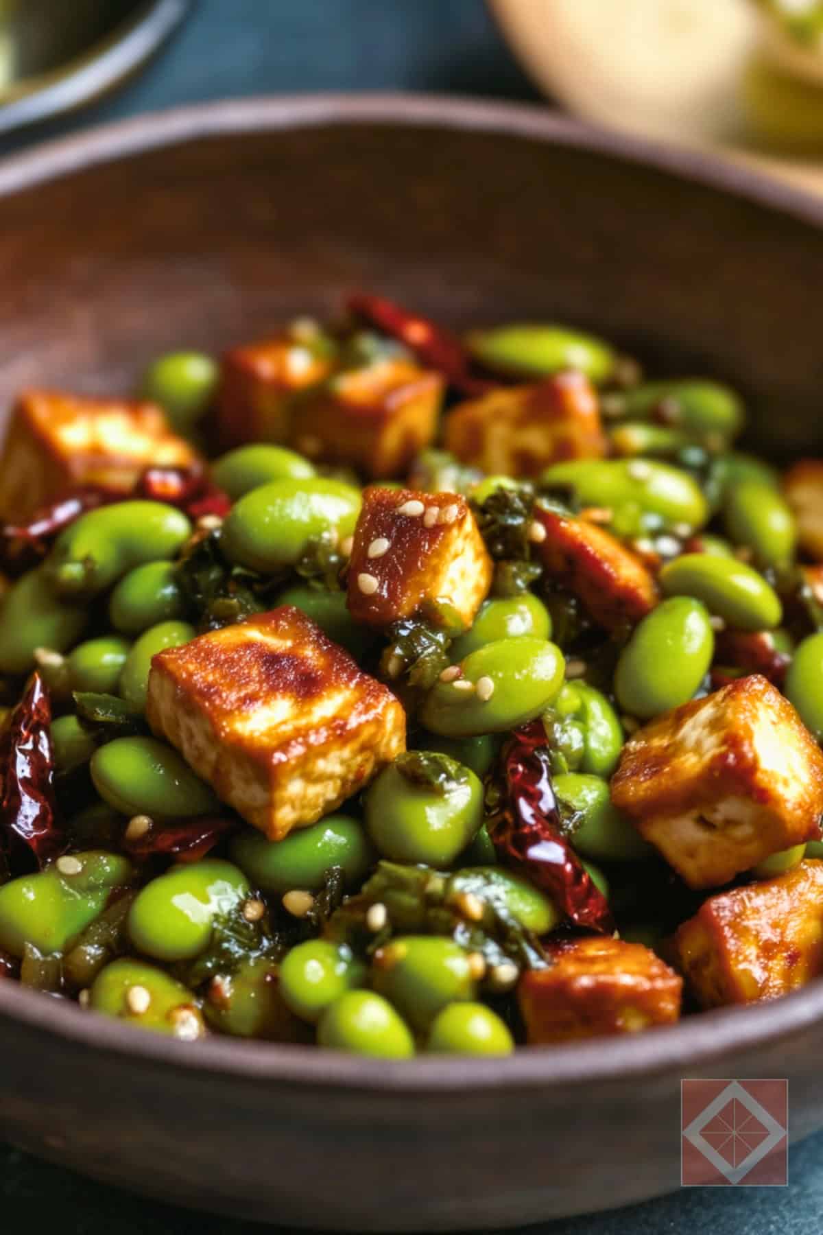 Spiced Edamame & Tofu: The 20-Minute Stir-Fry - Spiced Edamame Tofu pin 1 midia