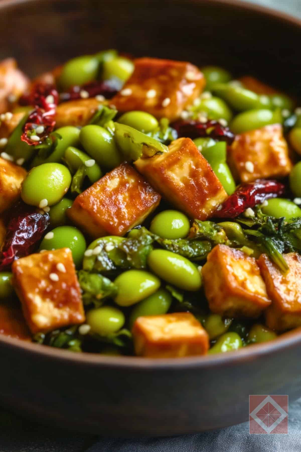 Spiced Edamame & Tofu: The 20-Minute Stir-Fry - Spiced Edamame Tofu pin 2 midia