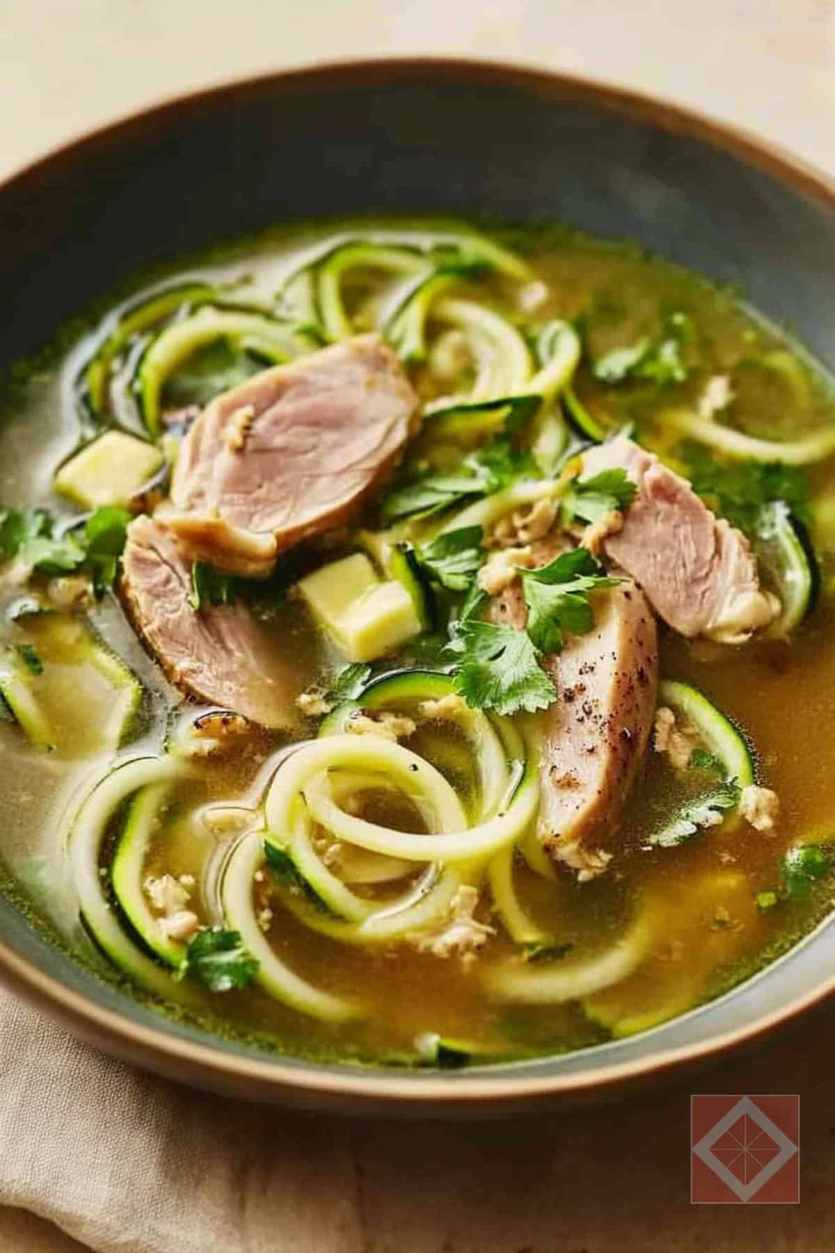 Spiced Zoodle Soup That Fits Carnivore Diet Plans 3 Spiced Zoodle Soup That Fits Carnivore Diet Plans - Spiced Zoodle Soup pin 1 midia