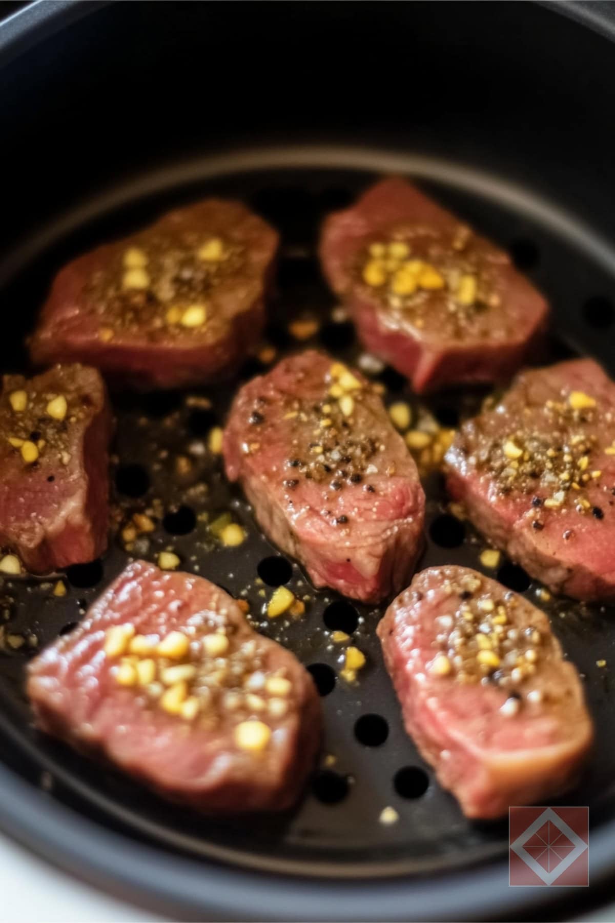 Steak Tips with Garlic Butter Air Fryer Recipe for a Hassle-Free Carnivore Meal 3 Steak Tips with Garlic Butter Air Fryer Recipe for a Hassle-Free Carnivore Meal - Steak Tips with Garlic Butter pin 1 midia