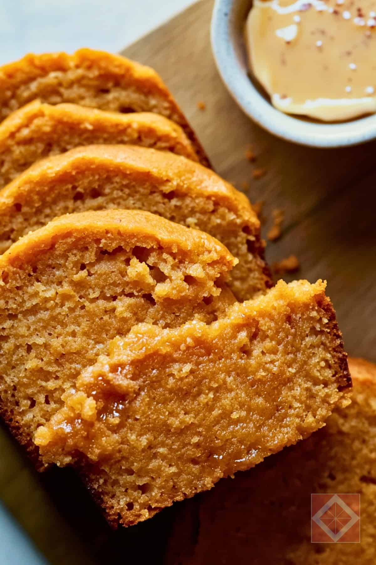 A Warm Slice of Sweet Potato Bread 3 A Warm Slice of Sweet Potato Bread - Sweet Potato Bread pin 1 midia