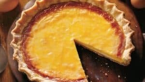 Tart de Bry Reimagined: A Brie Custard Dessert That Blurs Sweet & Savory 1 Tart de Bry Reimagined: A Brie Custard Dessert That Blurs Sweet & Savory - Tart de Bry midia