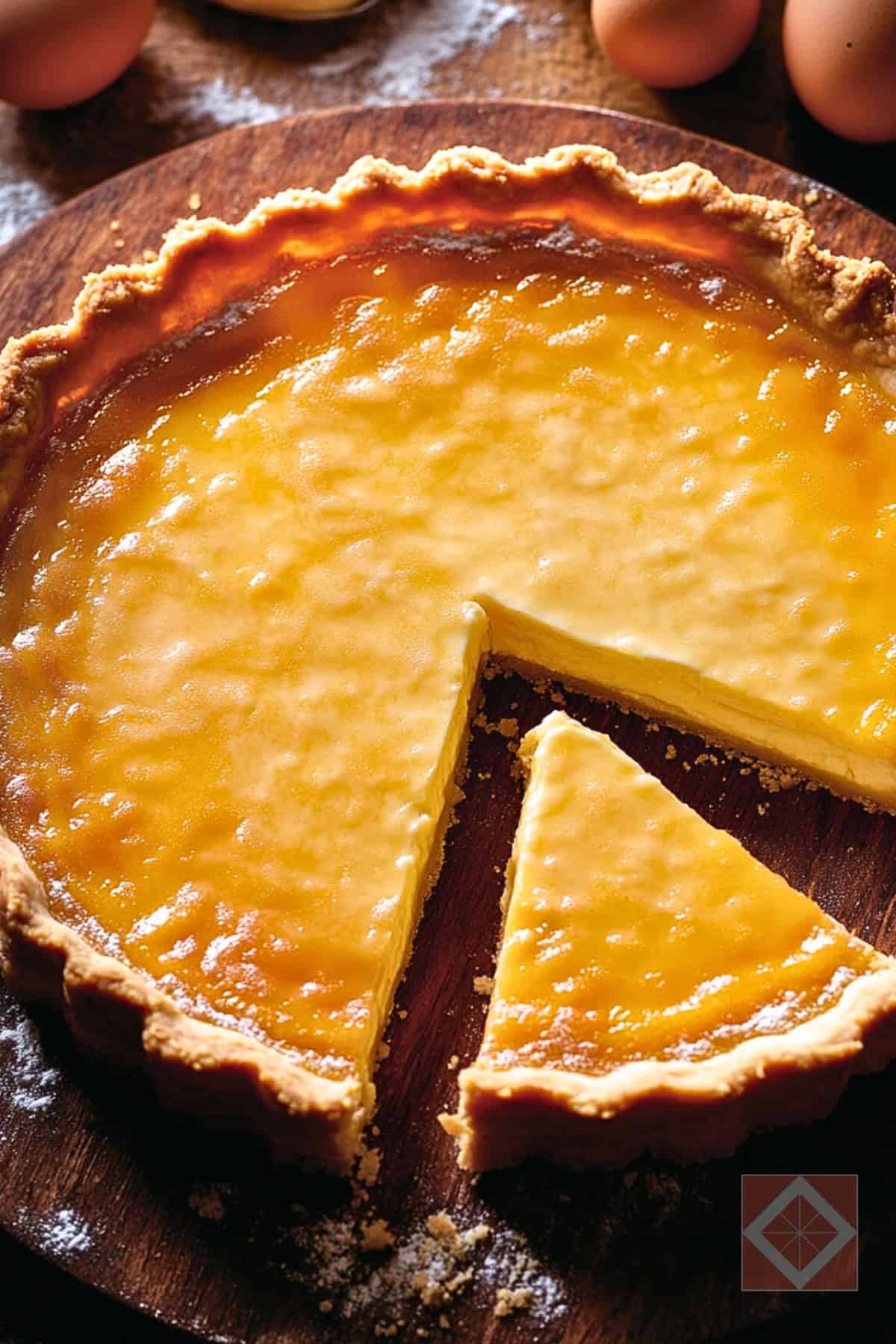 Tart de Bry Reimagined: A Brie Custard Dessert That Blurs Sweet & Savory 4 Tart de Bry Reimagined: A Brie Custard Dessert That Blurs Sweet & Savory - Tart de Bry pin 2 midia