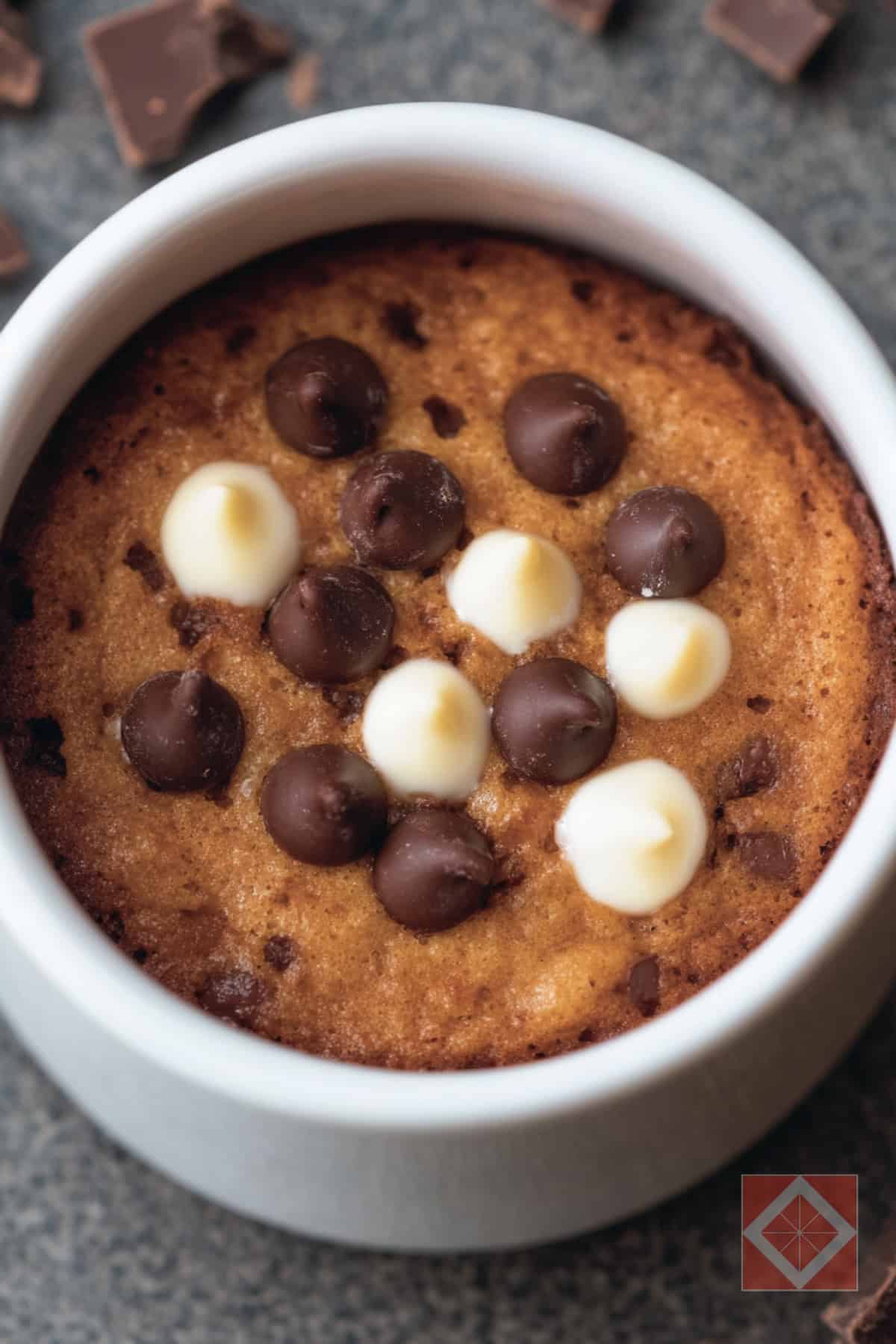 Triple Chocolate Mug Cake: Quick & Easy High-Protein & Low-Carb Dessert 3 Triple Chocolate Mug Cake: Quick & Easy High-Protein & Low-Carb Dessert - Triple Chocolate Mug Cake pin 2 midia