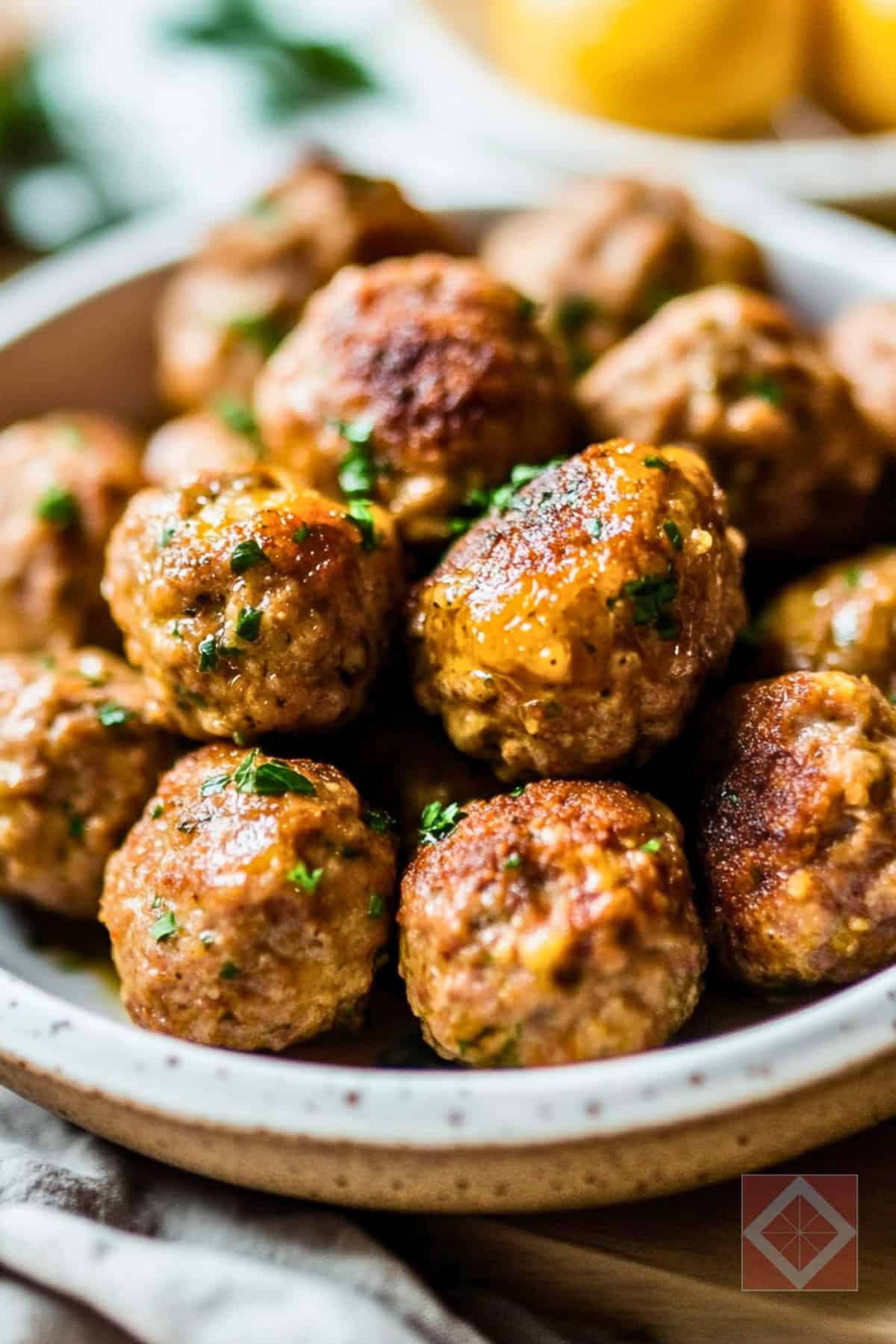Turkey Meatballs Air Fryer Recipe for a Simple Low-Carb Carnivore Meal 3 Turkey Meatballs Air Fryer Recipe for a Simple Low-Carb Carnivore Meal - Turkey Meatballs pin 1 midia
