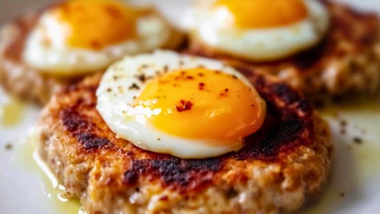 Keto-Friendly Turkey Patties with Fried Eggs Air Fryer Recipe 5 Keto-Friendly Turkey Patties with Fried Eggs Air Fryer Recipe - Turkey Patties with Fried Eggs midia