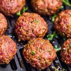 Venison Meatballs Air Fryer Recipe for High-Protein Carnivore Diet 3 Venison Meatballs Air Fryer Recipe for High-Protein Carnivore Diet - Venison Meatballs midia