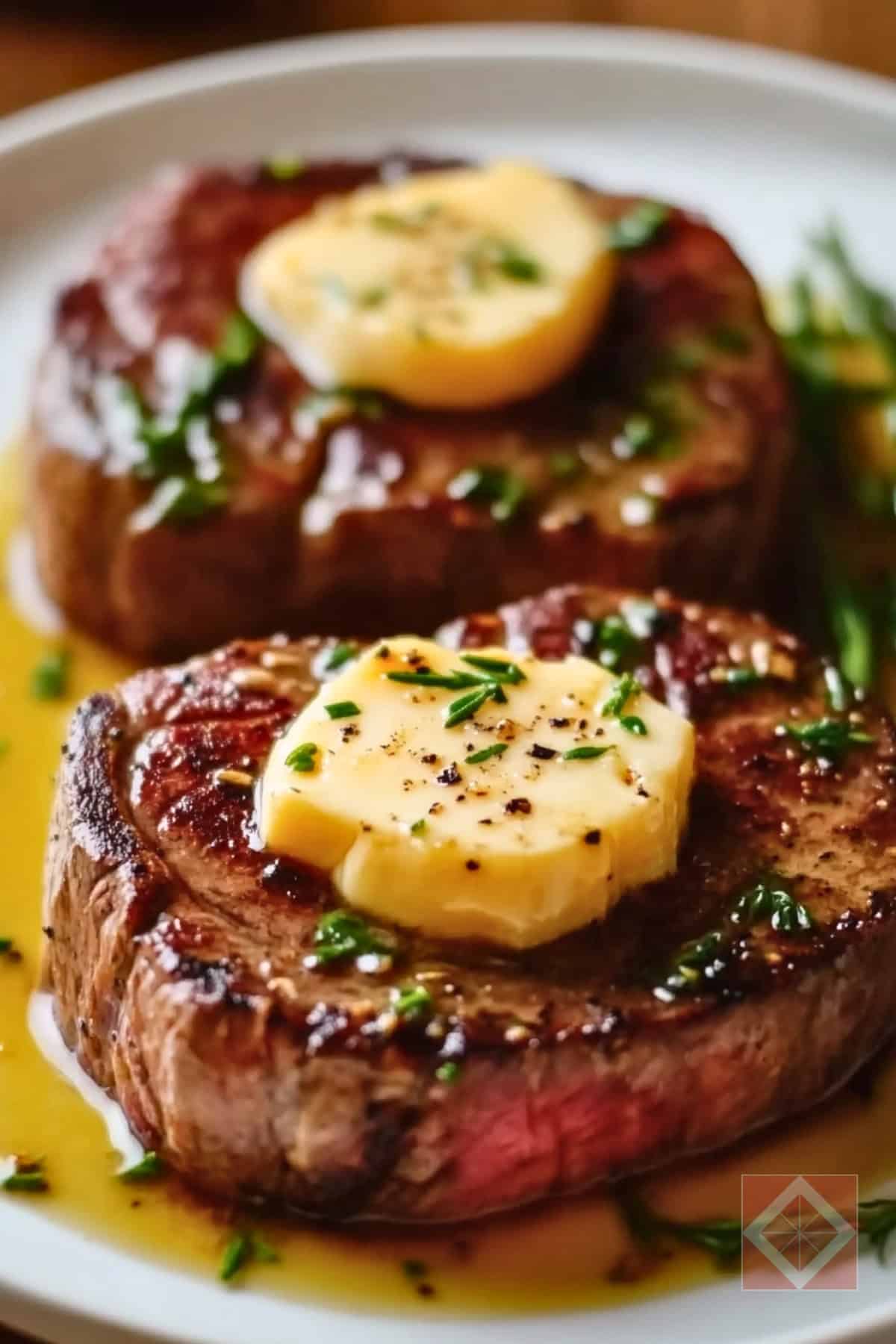 Easy Venison Steaks with Bone Marrow Butter: Carnivore Air Fryer Recipe 2 Easy Venison Steaks with Bone Marrow Butter: Carnivore Air Fryer Recipe - Venison Steaks with Bone Marrow Butter pin 1 midia