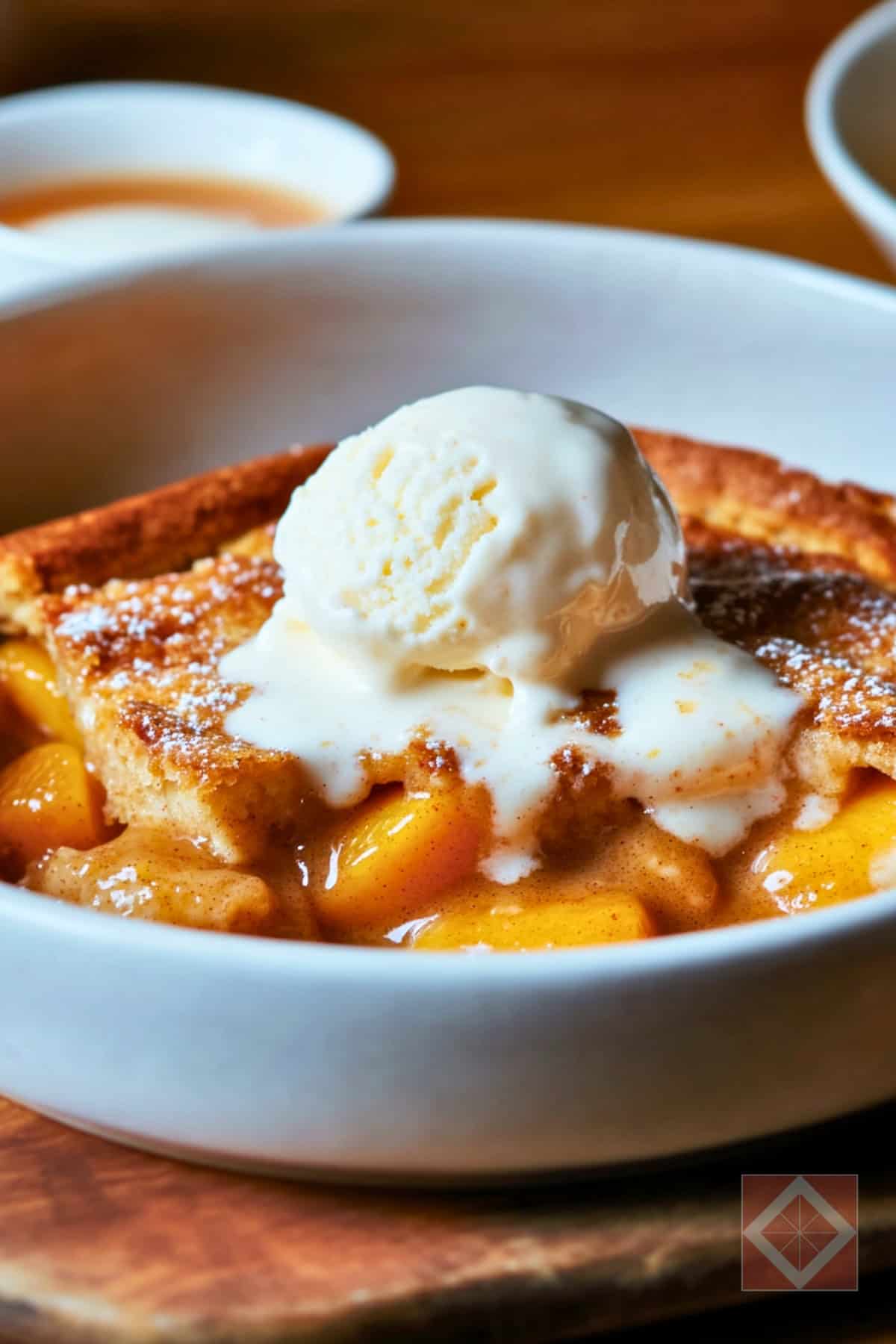 Warm Soul Food Cobbler with Spiced Peaches 4 Warm Soul Food Cobbler with Spiced Peaches - Warm Soul Food Cobbler with Spiced Peaches pin 2 midia