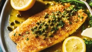 Easy Healthy Almond Trout Recipe with a Butter-Lemon Twist 1 Easy Healthy Almond Trout Recipe with a Butter-Lemon Twist - Almond Crusted Trout with Lemon Butter Caper Sauce midia