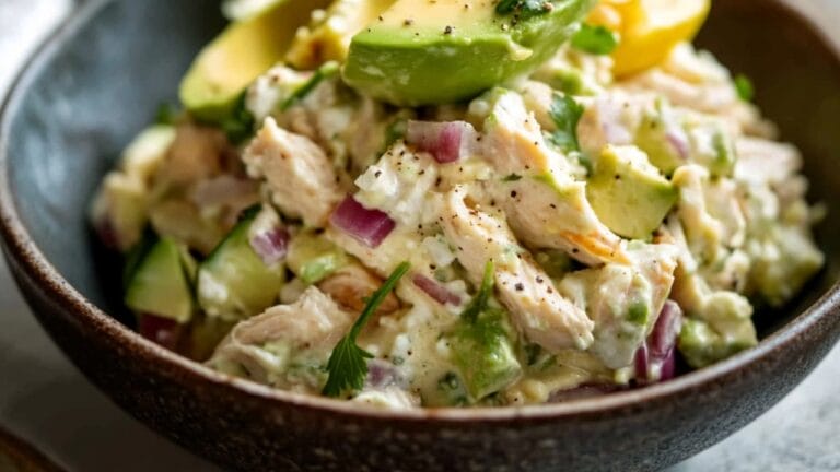 My Go-To Bowl Avocado Chicken Salad with Cottage Cheese Recipe 3 My Go-To Bowl Avocado Chicken Salad with Cottage Cheese Recipe - Avocado Chicken Salad with Cottage Cheese midia