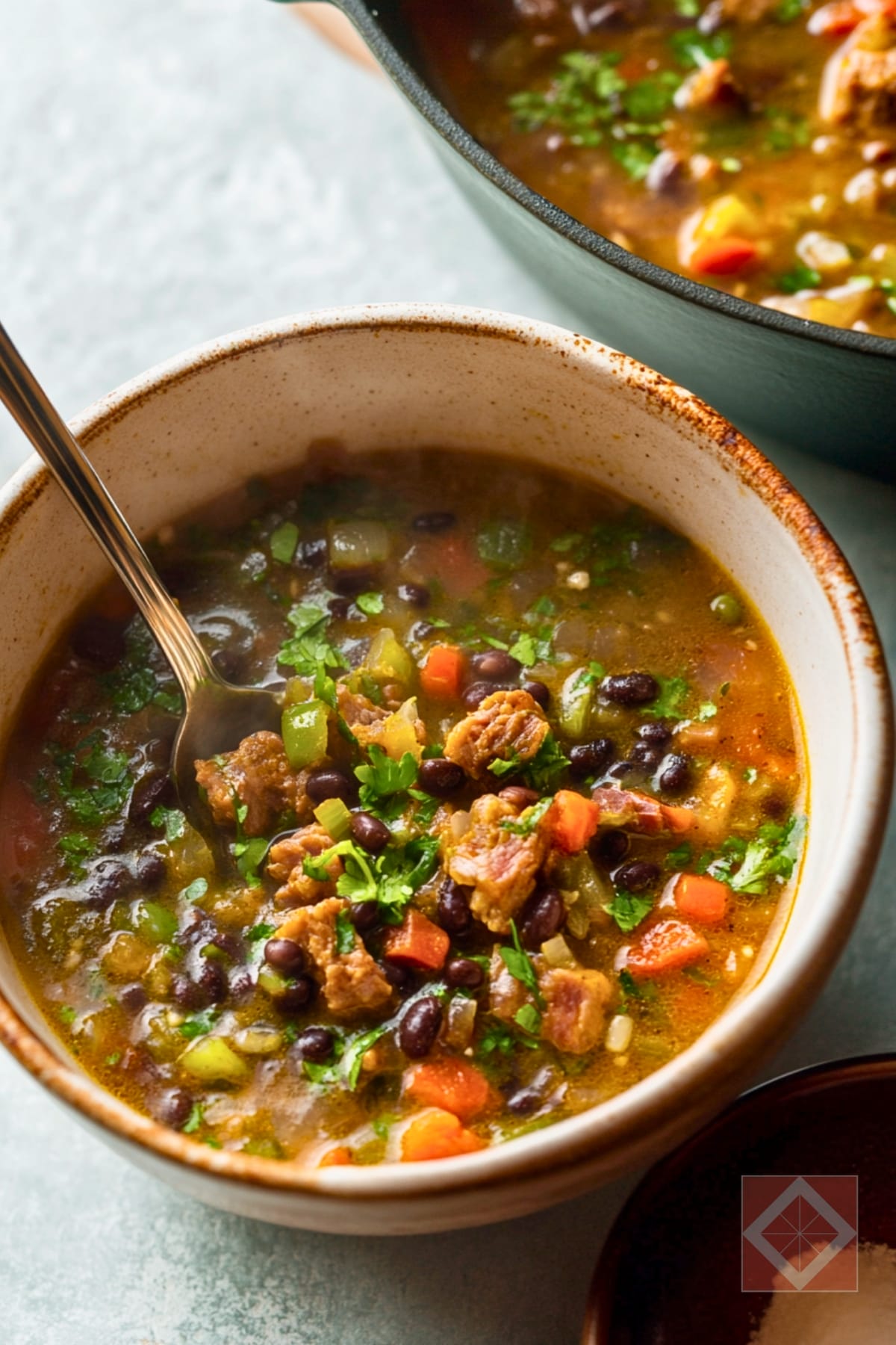 Dinner for Two: Smoky Black Bean Stew 3 Dinner for Two: Smoky Black Bean Stew - Brazilian Pork Black Bean Stew pin 2 midia