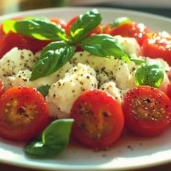 Quick Lunch Fix Caprese Salad with Cottage Cheese Recipe 4 Quick Lunch Fix Caprese Salad with Cottage Cheese Recipe - Caprese Salad with Cottage Cheese midia