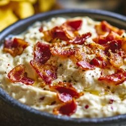 Game Day Recipes: This Bacon Dip Tops Them All 5 Game Day Recipes: This Bacon Dip Tops Them All - Caramelized Onion Bacon Dip midia