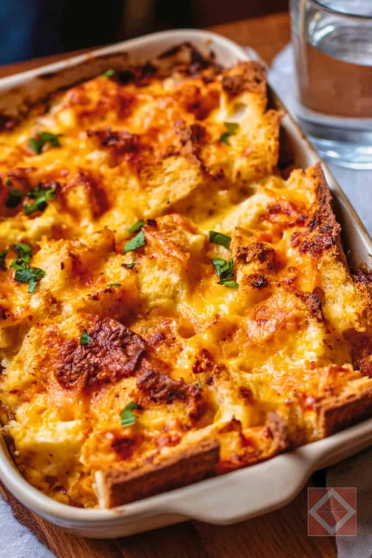 Spicy & Cheesy Cheddar-Kimchi Strata 3 Spicy & Cheesy Cheddar-Kimchi Strata - Cheddar Kimchi Bread pin 2 midia