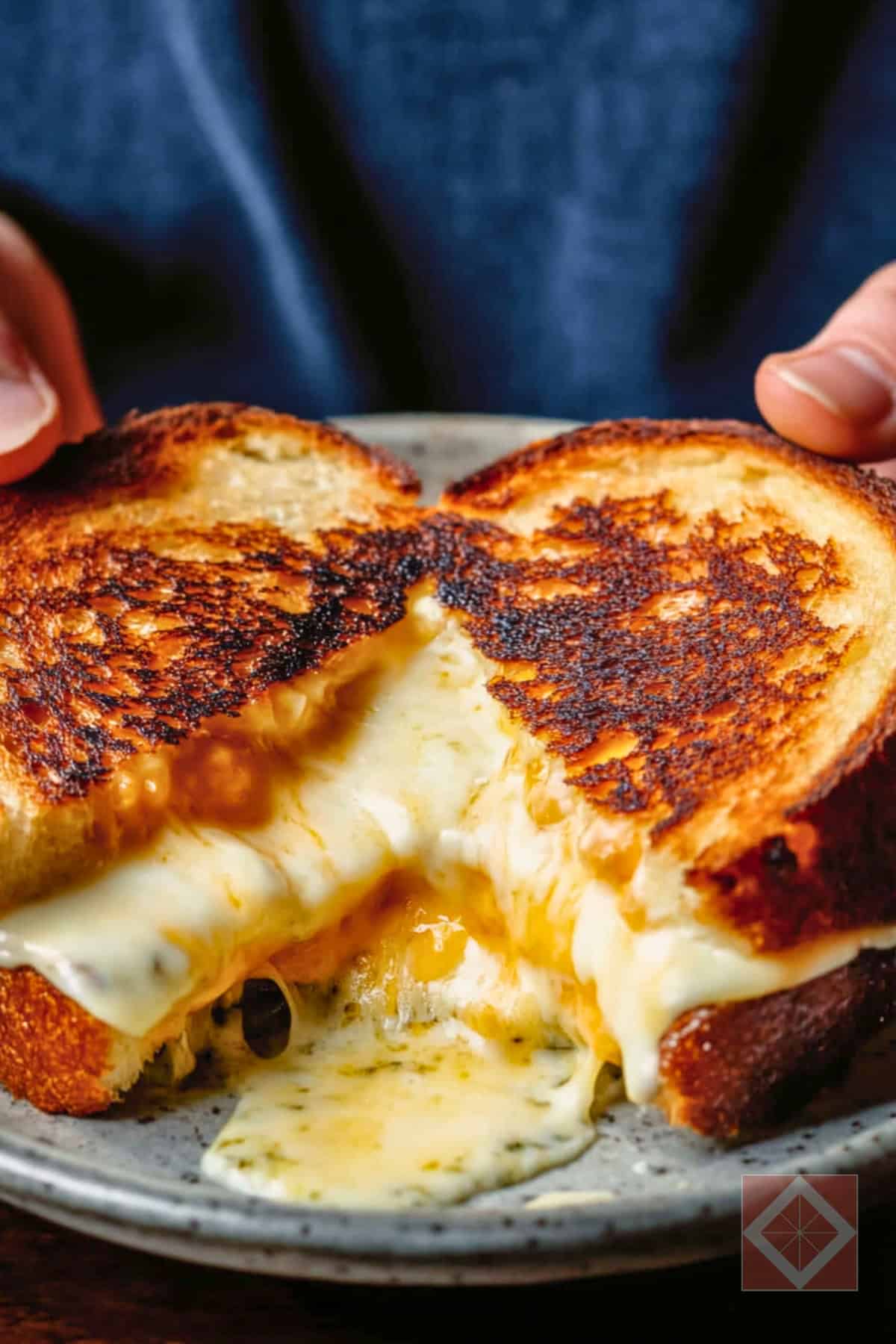 Extremely Cheesy Grilled Cheese That’s Way Too Good 4 Extremely Cheesy Grilled Cheese That’s Way Too Good - Cheesy Bread Grilled Cheese pin 2 midia