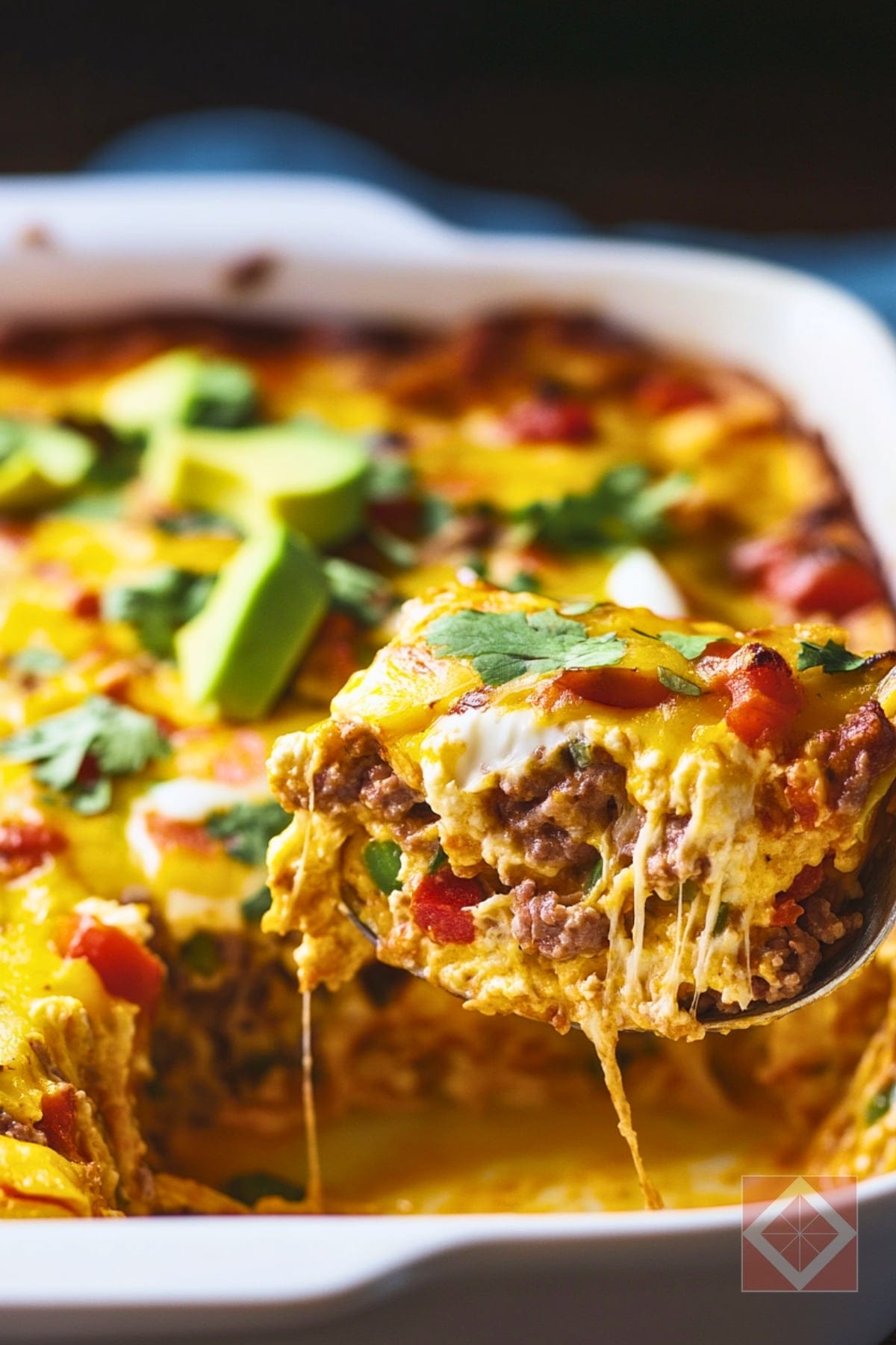 Family-Friendly Cheesy Southwest Breakfast Casserole 2 Family-Friendly Cheesy Southwest Breakfast Casserole - Cheesy Southwest Breakfast Casserole pin 1 midia