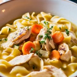 Cozy Chicken Noodle Soup Recipe for Two People 5 Cozy Chicken Noodle Soup Recipe for Two People - Chicken Noodle Soup midia