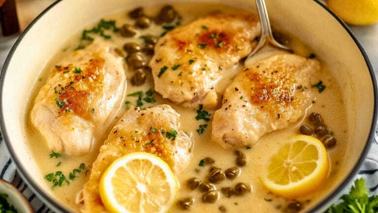 Chicken Piccata in 50 Minutes: Perfect for Two - Chicken Piccata midia