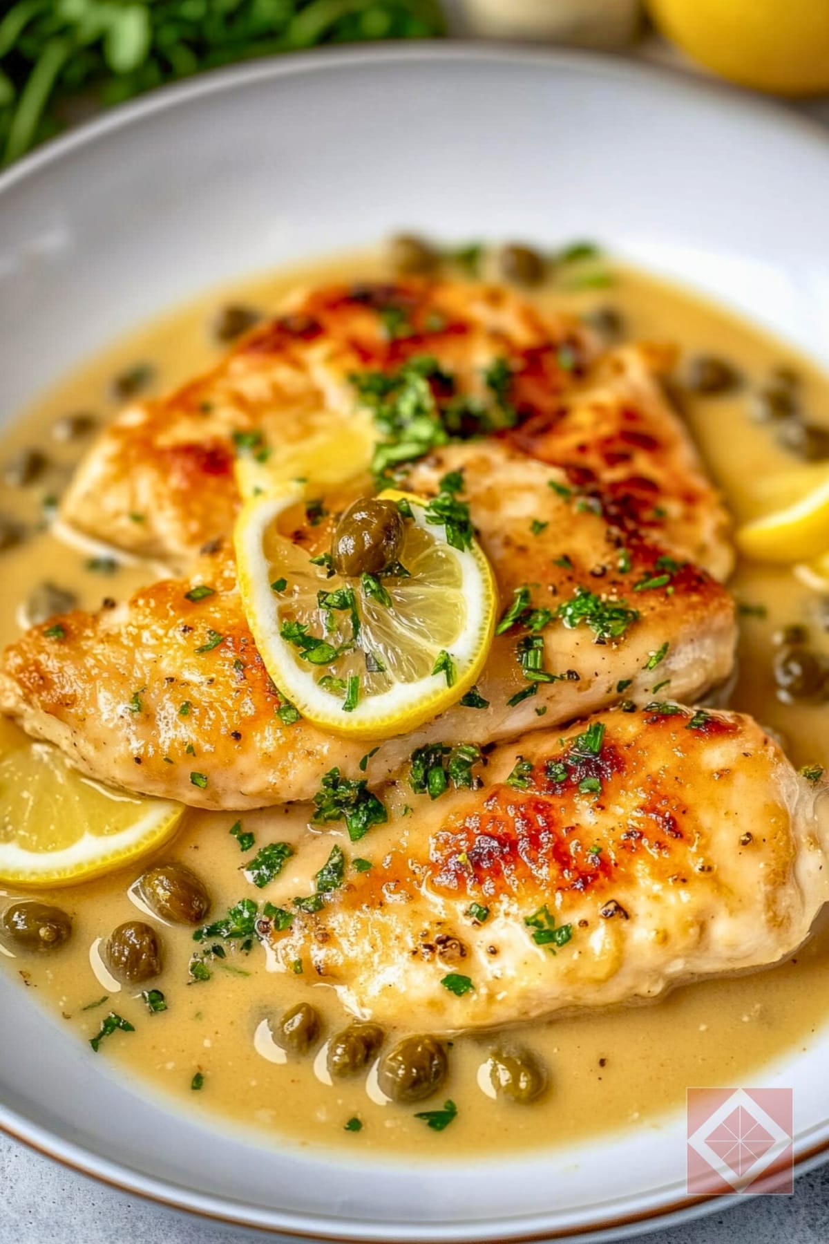 Chicken Piccata in 50 Minutes: Perfect for Two 5 Chicken Piccata in 50 Minutes: Perfect for Two - Chicken Piccata pin 3 midia